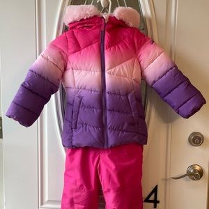 Toddler girls snowsuit